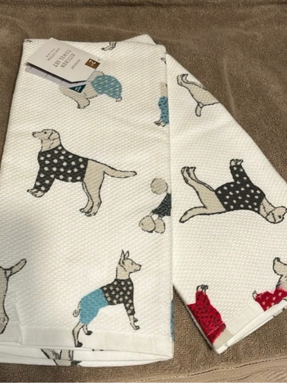 🐕🐕‍🦺🦮🐩 Boundary dish towels